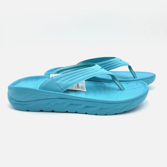 NEW Hoka One One Ora Recovery Flip Flop Men’s Sandal Scuba Blue FL1122 main image 7